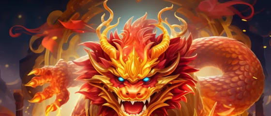 Създайте най-горещите печеливши комбинации в Super Golden Dragon Inferno от Betsoft
