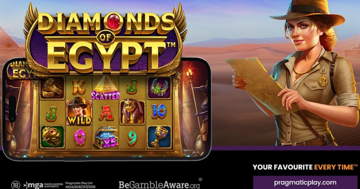 Pragmatic Play пуска слот Diamonds of Egypt с 4 вълнуващи джакпота